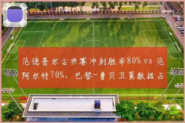 范德普尔古典赛冲刺胜率80% vs 范阿尔特70%，巴黎-鲁贝卫冕数据占优